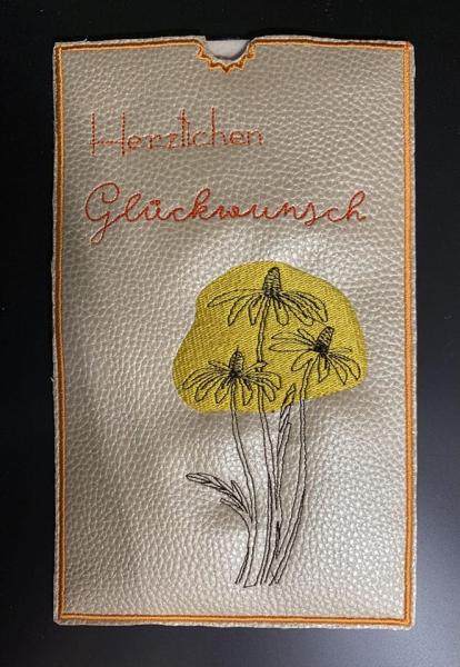 ITH - Stickdatei Schokoladenhülle Flower